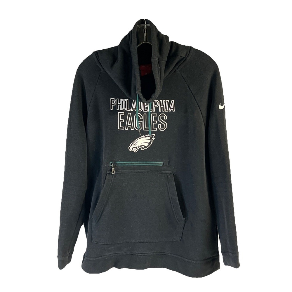 Philadelphia‎ Eagles NFL Nike Cowl Neck Sweatshirt Women's Med Kangaroo Pocket